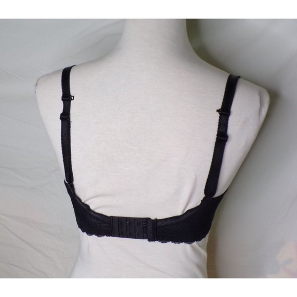 CHANTELLE Parisian Allure Underwire Plunge T-Shirt Bra Black 32DDDD #2232 NEW - Picture 11 of 12